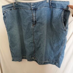 Venezia Blue Denim Skirt